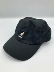KANGOL カンゴール キャップ ONE SIZE ブラック コットン レザー・本革 ベースボール メンズ レディースのサムネイル
