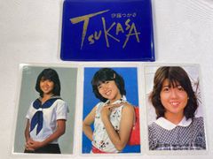 まとめ】伊藤つかさ ラミネート 写真 カード 3枚 ケース付 アイドル