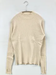 LOWRYS FARM ローリーズファーム ニット/セーター F アイボリー ナイロン 無地 ミドル丈 長袖 レディース