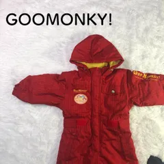 GOO MONKY! キッズ用 スキーウェア つなぎ レッド サイズ100のサムネイル