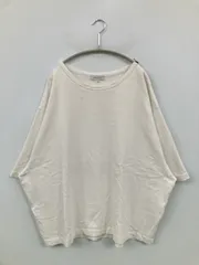 INTER FACTORY インターファクトリー Tシャツ/カットソー S ホワイト 無地 ミドル丈 半端袖 クルーネック(丸首) メンズのサムネイル