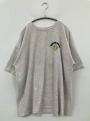 SMILEY FACE スマイリーフェイス Tシャツ/カットソー M グレー 前面プリント バックプリント ブランドロゴ ミドル丈 半袖 クルーネック(丸首) メンズ レディースのサムネイル
