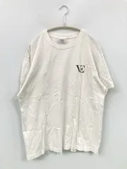 United Athle ユナイテッドアスレ Tシャツ/カットソー L ホワイト バックプリント ミドル丈 半袖 クルーネック(丸首) メンズ レディース