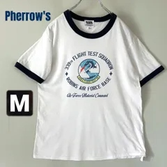 Pherrow's フェローズ★リンガーTシャツ★339TH FLIGHT TEST SQUADRON★ホワイトxネイビー★38/M   #2606J104のサムネイル
