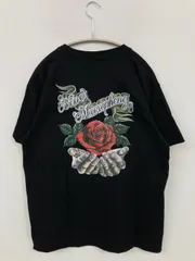ninemicrophones Tシャツ/カットソー M ブラック 前面プリント バックプリント ワンポイント ブランドロゴ ミドル丈 半袖 クルーネック(丸首) メンズのサムネイル