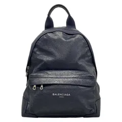 BALENCIAGA(バレンシアガ) リュックサック ネイビーバックパック 409010 ダークネイビー レザーのサムネイル