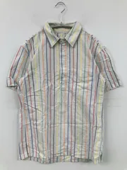 BAND OF OUTSIDERS シャツ/ブラウス 0 スカイブルー コットン ストライプ柄 ミドル丈 半袖 レギュラーカラー メンズのサムネイル
