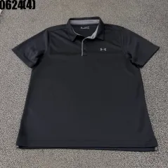 3XL UNDER ARMOUR | ブラック 半袖 カラーTシャツ（ヴィンテージ 0624）
