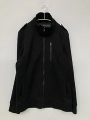 Urban collection アーバンコレクション ブルゾン L ブラック コットン 無地 ワンポイント ショート丈 フードなし ジップアップ メンズのサムネイル