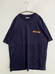 nev Tシャツ/カットソー L ネイビー 前面プリント バックプリント ブランドロゴ ミドル丈 半袖 クルーネック(丸首) メンズのサムネイル