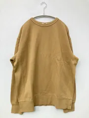 UNIQLO ユニクロ スウェット XL ベージュ コットン スウェット 無地 長袖 メンズ