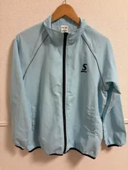 (^w^)b ダンロップ スリクソン SRIXON スタッフ STAFF スポーツ ジャケット M 水色 サックス ブルー 00061-RSJ PrintStar アウター ウィンドブレーカー ナイロン ブルゾン 撥水 反射 防風 美品 OM13093MRのサムネイル