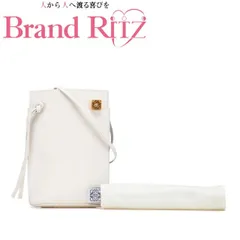  中古 ロエベ アナグラム ダイスポケット 斜め掛け ショルダーバッグ Aランク オフホワイト レザー レディース LOEWE 【送料無料】【名谷店】のサムネイル