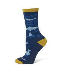 ダーンタフバーモント レディース アンダーウェア 靴下 Darn Tough Vermont Homer Crew Lightweight with Cushion Deep Waterのサムネイル