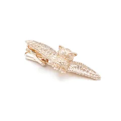 Yierda フクロウ ネクタイピン おもしろ メンズ ゴールド 動物 梟 ネクタイピン おしゃれ 結婚式 ビジネス タイピン アクセサリー プレゼント