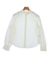 GALERIE VIE クラシックポプリン ギャザーブラウス ネイビー 25SS