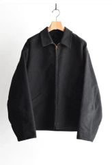 26SS comoli コモリ ブラックデニム ジップショートジャケット - メルカリ