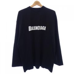 BALENCIAGA ガムテープロゴ オーバーサイズ ロングスリーブTシャツ