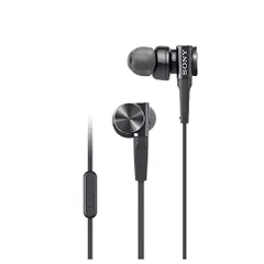 ★新品★ソニー イヤホン 重低音モデル MDR-XB75AP : カナル型 リモコン・マイク付き ブラック MDR-XB75AP B d87ecfe7