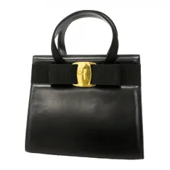 サルヴァトーレ・フェラガモ(Salvatore Ferragamo) サルヴァトーレフェラガモ ハンドバッグ ヴァラ レザー ブラック レディースのサムネイル