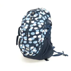【中古】ヘリーハンセン HELLY HANSEN ナイロン系 ランダムドット バックパック・リュック ネイビーxブルー【WxH45.5xD14.5】【レディース】のサムネイル