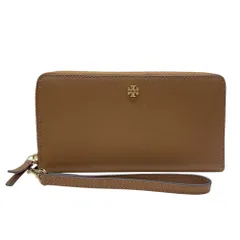 TORY BURCH トリーバーチ エマーソン ラウンドファスナー 長財布 10010539 レザー ブラウン 洗練 上質 高級感 エレガント スタイリッシュ 実用的 定番 機能的のサムネイル