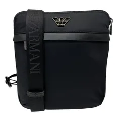 新品 EMPORIO ARMANI エンポリオ アルマーニ ショルダーバッグ クロスボディ 斜め掛け メンズ Y4M185 Y217J ナイロン ブラック 都会的 洗練 機能的 実用性 軽快 スタイリッシュ 現代的 定番 人気のサムネイル