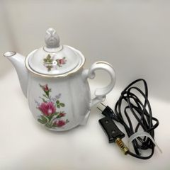 タニカ 電気ポット モーニングポット 薔薇柄 陶器 260127-8A - メルカリ