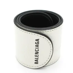 BALENCIAGA(バレンシアガ) ブレスレット サイクル ブレスレット 483272 レザー 白のサムネイル