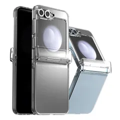 【araree】 Galaxy Z Flip6 対応 ケース クリア ヒンジ保護 薄型 軽量 スマホケース シンプル 透明 ストラップホール 付 携帯ケース [ GalaxyZFlip6 ギャラクシー Z フリップ6 SC-54E 対応 ] Nukin 360のサムネイル
