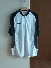 hummel(ヒュンメル) 半袖Tシャツ 白 ブラック 3XLのサムネイル