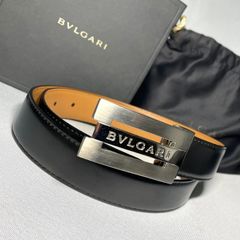 BVLGARI ベルト ブラック 85/34 - メルカリ