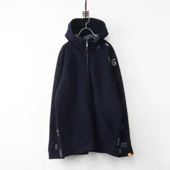 ソウソウ SOU・SOU × ルコックスポルティフ le coq sportif BIKE パーカー 十数  M｜ネイビー 羽織り 縮絨 ウール【2400015016252】のサムネイル