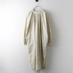 makuドット柄刺繍 ロングワンピース ホワイト makuドット柄刺繍 ロングワンピース ホワイト - メルカリ