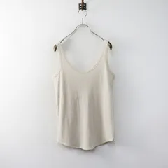 2026SS アーキ archi LIGHT RIB TANK TOP ライトリブタックトップ S｜ベージュ系  トップス ノースリーブ カットソー【2400015032801】のサムネイル