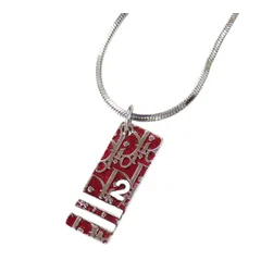 ディオール トロッター プレート ネックレス メタル ユニセックス レッド Dior【中古】 【アパレル・小物】のサムネイル