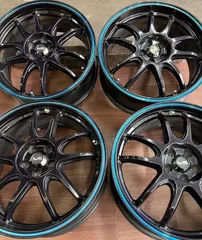 レアマイスター LM SPORT 18インチ 7.5J +50 PCD100 5穴 ホイール4本 86 BRZのサムネイル