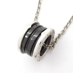 BVLGARI(ブルガリ) ネックレス B-zero1,セーブ・ザ・チルドレン シルバー×黒 新型のサムネイル
