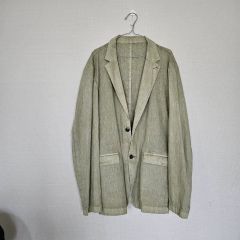 ダ*ー様 美品 CONFECT リネン テーラードジャケット カーキ 2 春夏