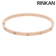 カルティエ  LOVE BRACELET SM ラブブレス K18PG6P ダイヤモンドラブブレスレット メンズ 18のサムネイル