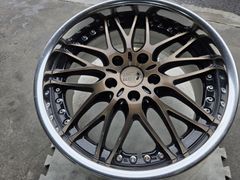 送料無理!! レオンハルト ビューゲル 18インチ PCD 120 5穴 8.5J 