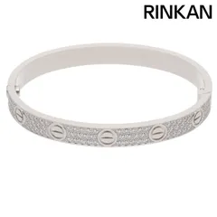 カルティエ  LOVE BRACELET PAVE DIAMONDS K18WG PAVEダイヤ ラブブレスレット メンズ 16のサムネイル