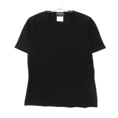 CHANEL シャネル ニット カシミヤ セーター チビT 半袖 ショート丈 ブラック 42【L】 レディース 【中古】のサムネイル