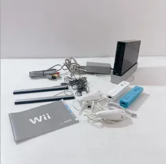 任天堂 ニンテンドーWii RVL-001 ゲーム本体 ハード Wiiリモコン ヌンチャク 説明書 セット販売