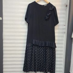 極美品 ビアズリー BEARDSLEY♡ドットヘムフレアチュニック 完売品