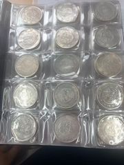 明治19年 一圓銀貨 日本貨幣商協同組合鑑定書付き - メルカリ