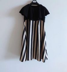 M'SGRACY エムズグレイシー カメリアボーダーチュニックブラウス38