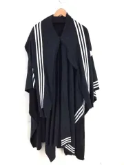 正規品 Y-3 YOHJI YAMAMOTO ヨウジヤマモト 3本線 ショール カーディガン ケープ XSのサムネイル