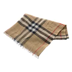 BURBERRY (バーバリー) ノヴァチェック 大判ストール マフラー チェック ブラウンのサムネイル