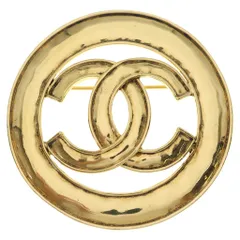 CHANEL (シャネル) ココマーク サークル ブローチ ピンバッジ ゴールドのサムネイル